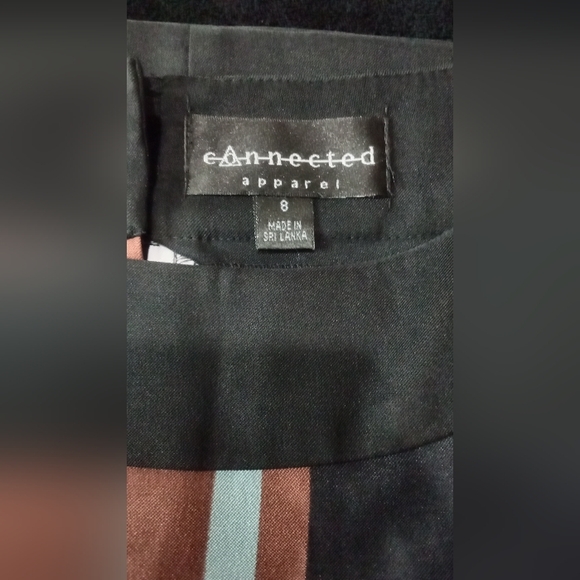 Connected Apparel Geometric Print Sleeveless Dress - Picture 5 of 6